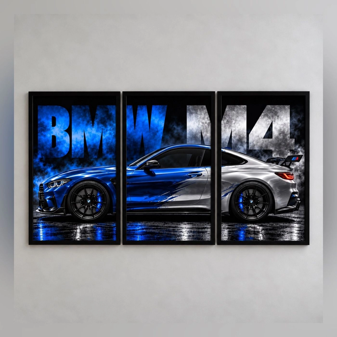 BMW M4 Silver & Blue Edition 🩵