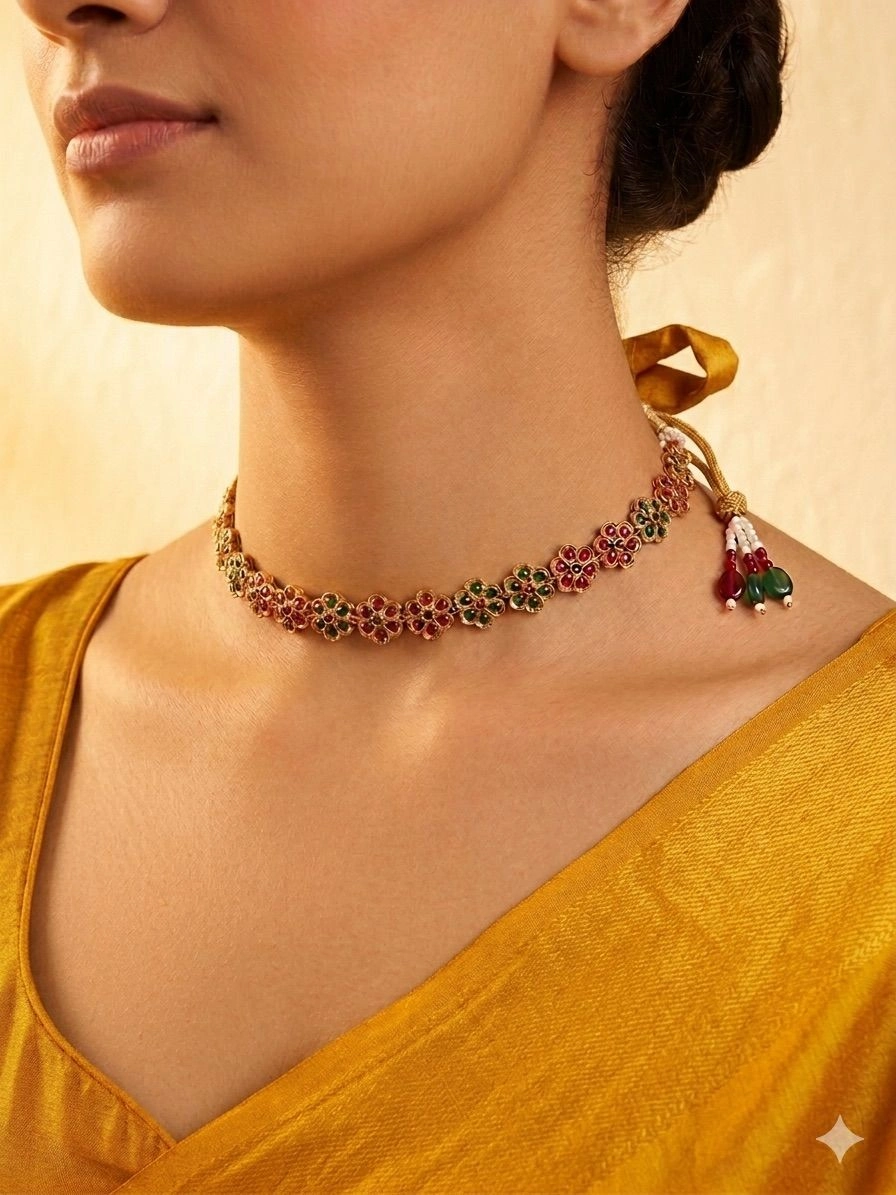 Choker-style Palakka necklace 2