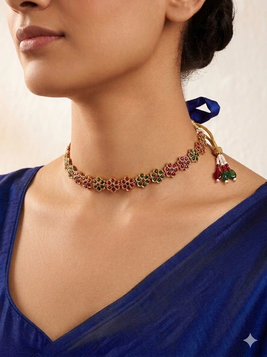 Choker-style Palakka necklace 3