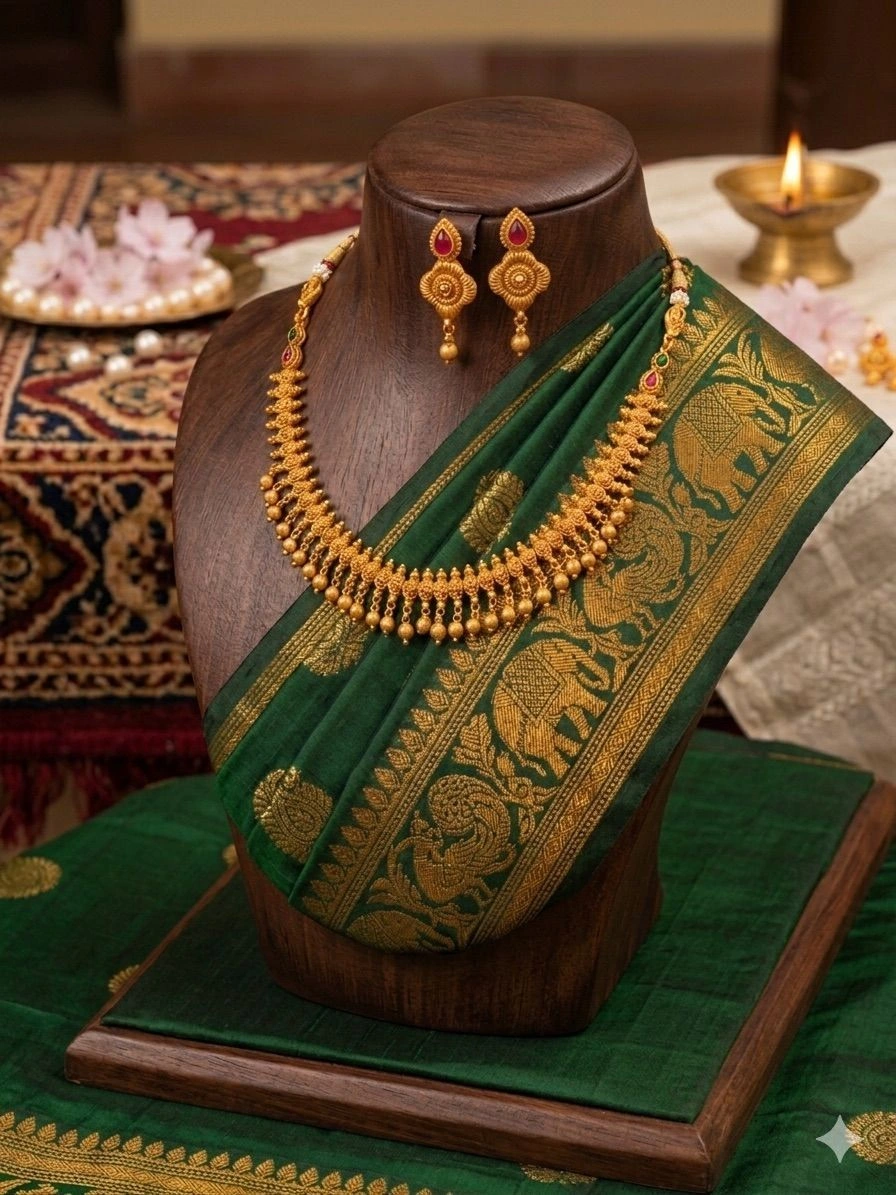 Antique Gold Temple Jewelry. 1