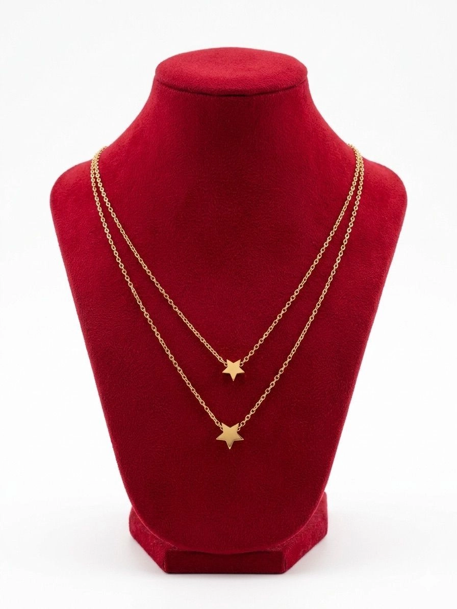 Star Locket Anti Tarnish necklace 1