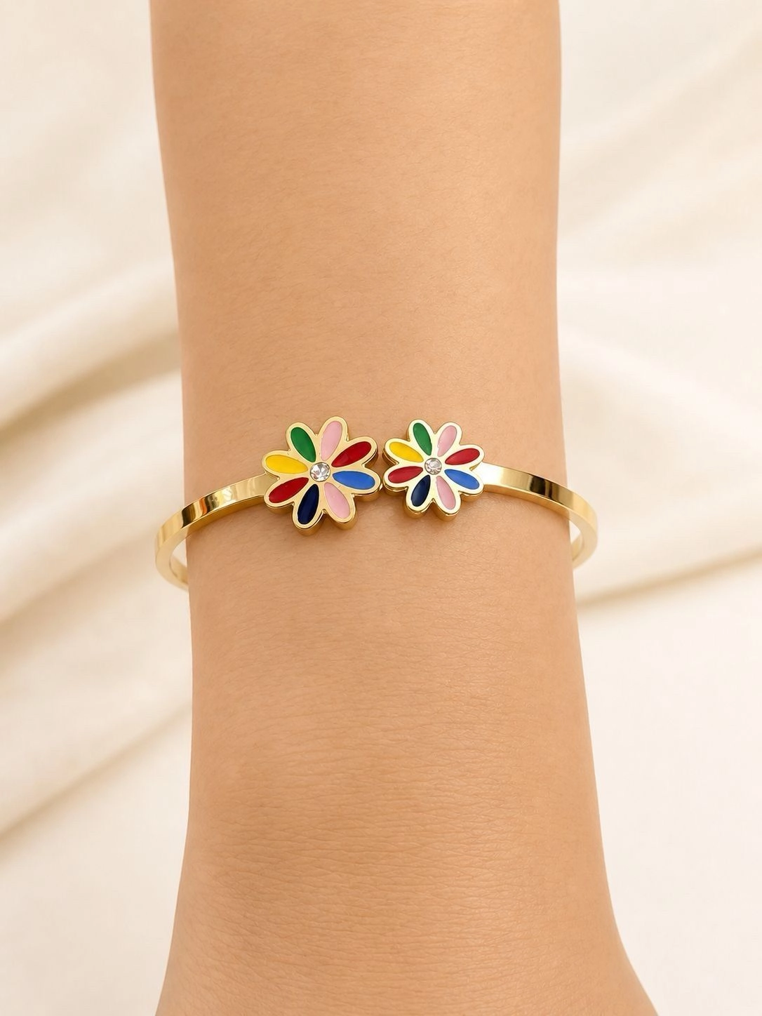 Anti Tarnish Multi coloured Bangles
