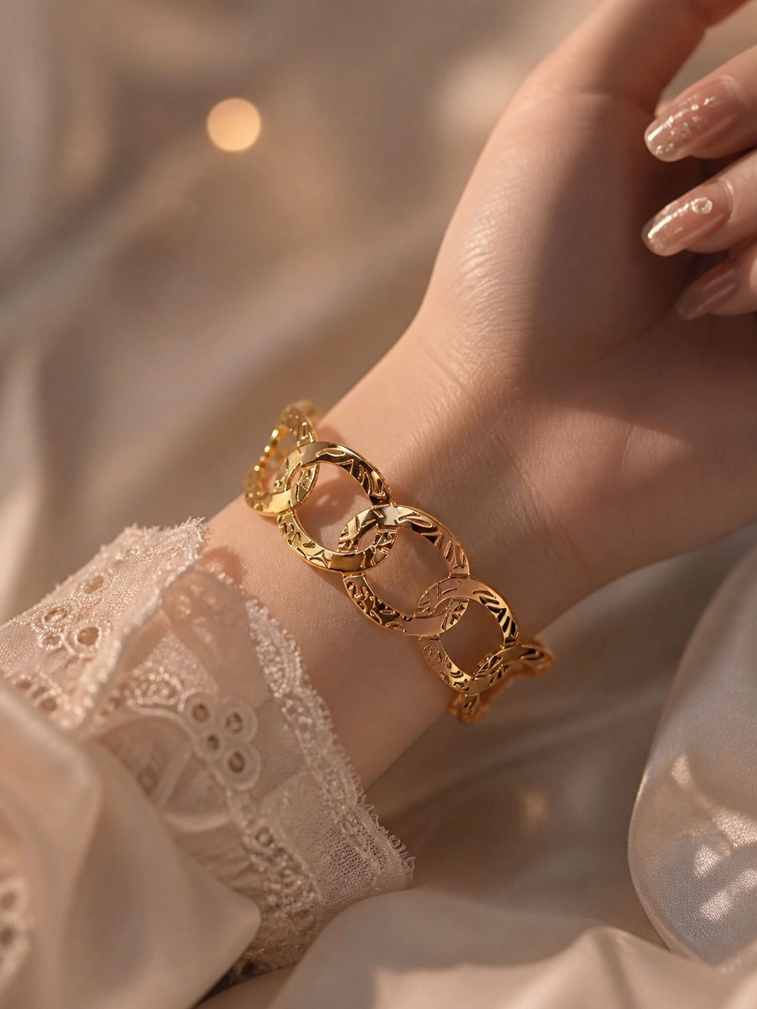 Eterna Loop Bangle - Anti Tarnish 1