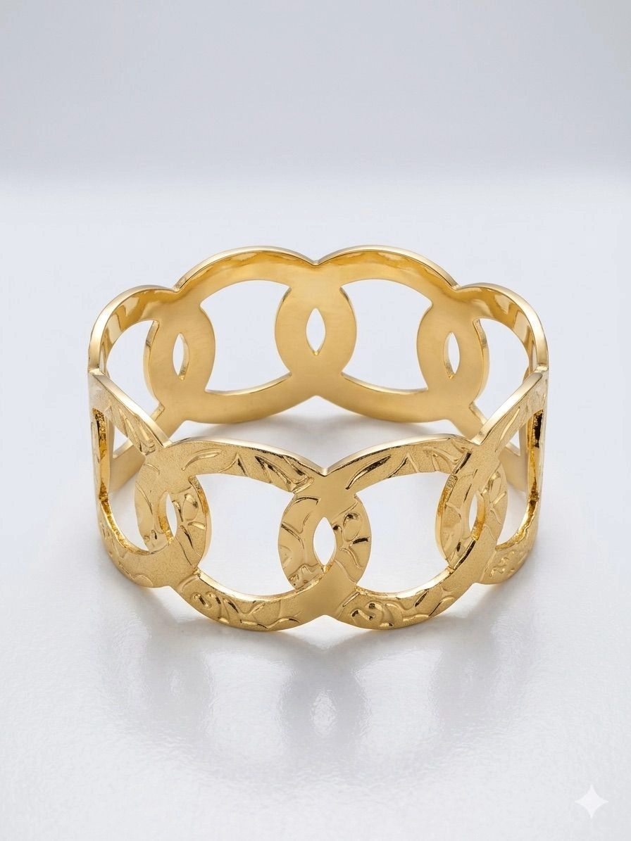 Eterna Loop Bangle - Anti Tarnish 2