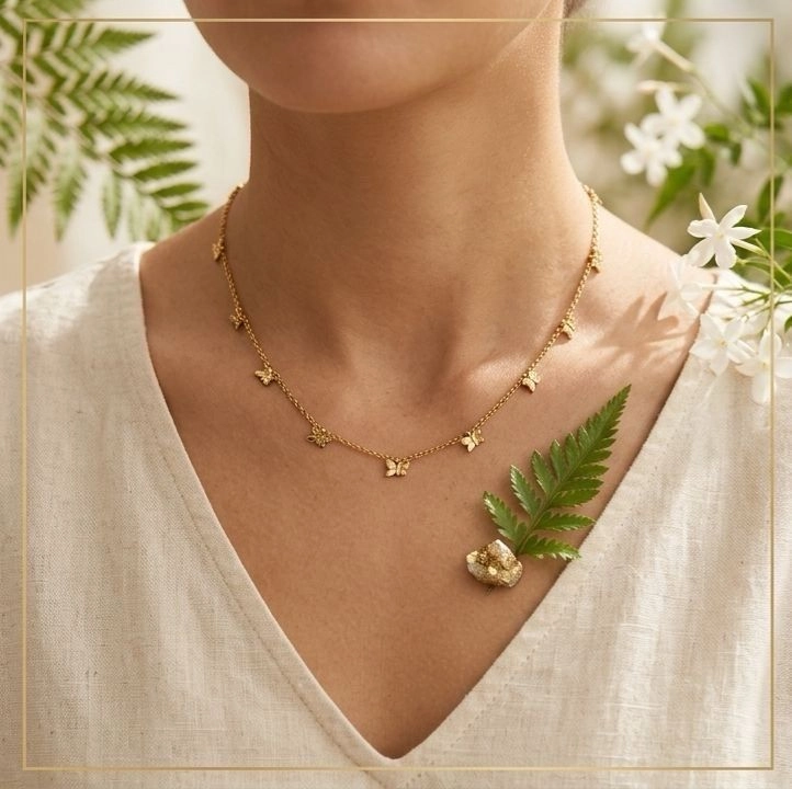 The Serenity Butterfly Chain | Anti Tarnish 1