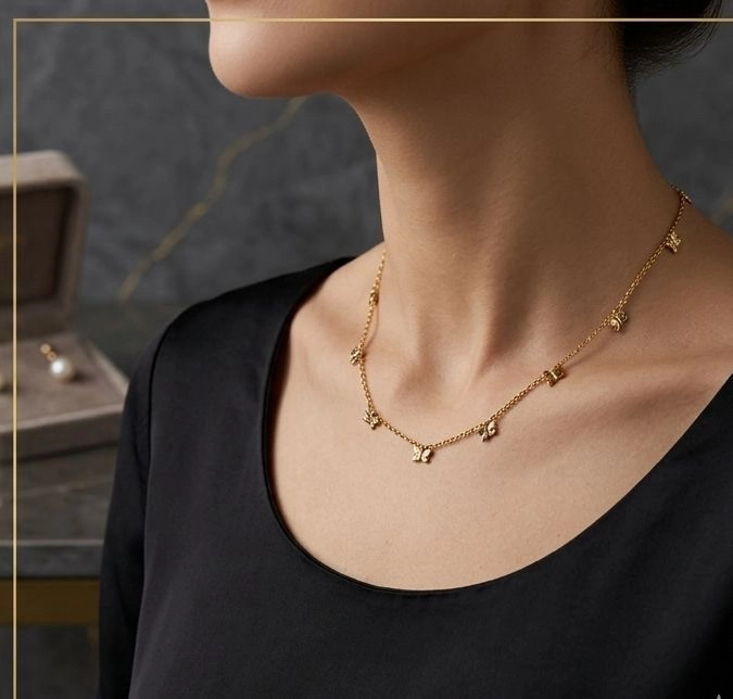 The Serenity Butterfly Chain | Anti Tarnish 2