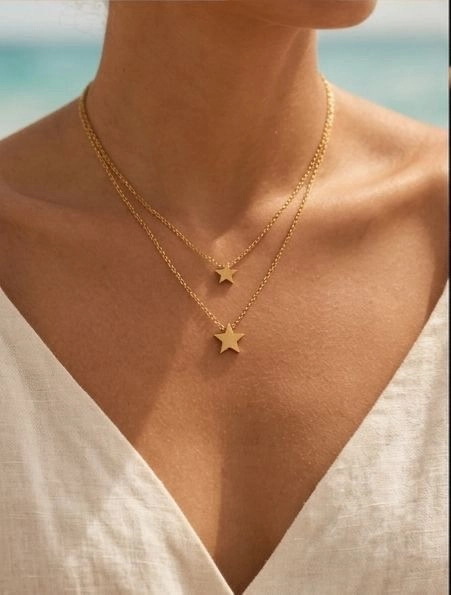 Star Locket Anti Tarnish necklace 2