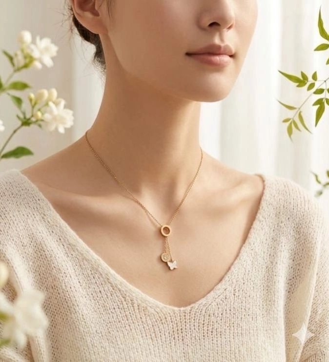 Chloe Butterfly Necklace 2