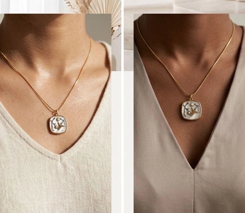Poetry in Pearl Pendant