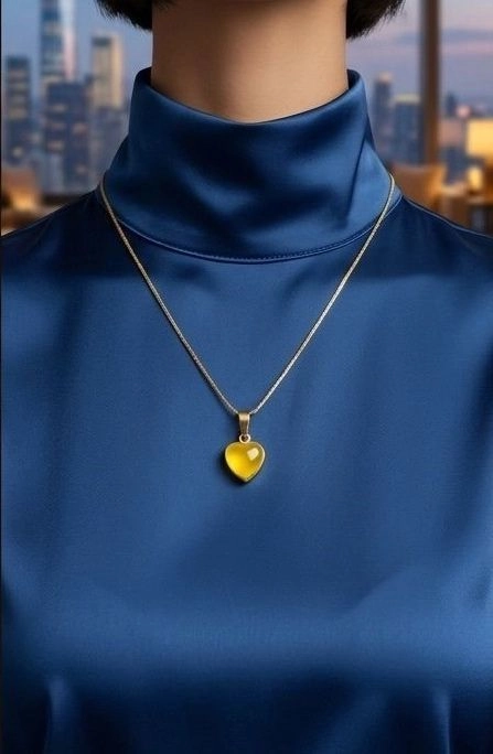 Golden Heart Pendant 2