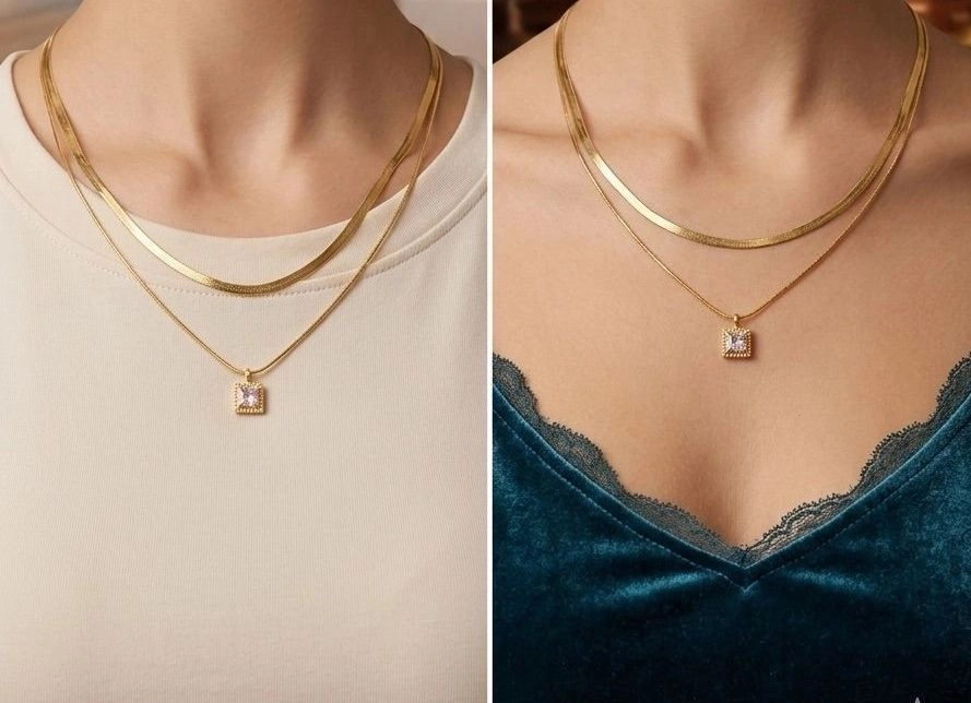 Radiant Square Layered Set