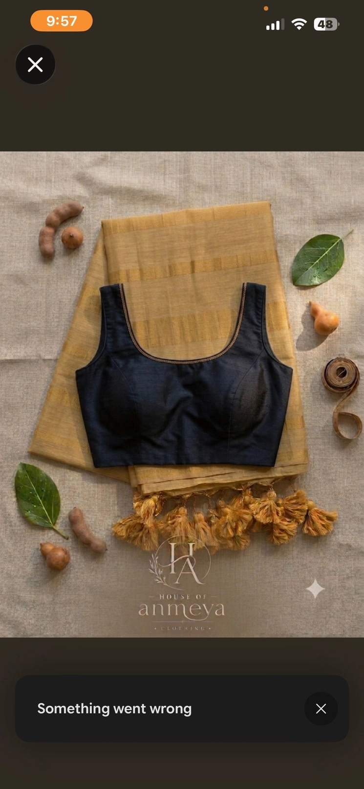 Mulcotton Golden Kara Saree 3