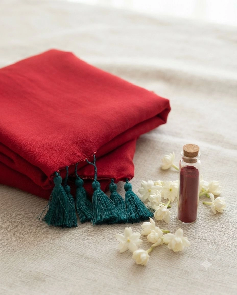 ​"Infused with the warmth of festivities, our latest collection brings a touch of temple-inspired elegance to your wardrobe." 3