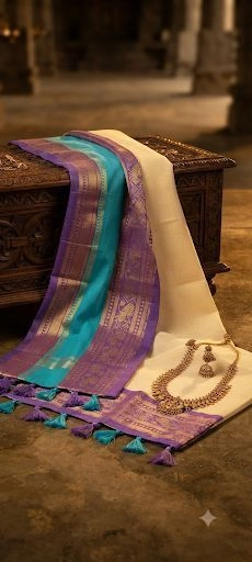 "This Onam, wear more than a saree—wear tradition, grace, and happiness." 🌼