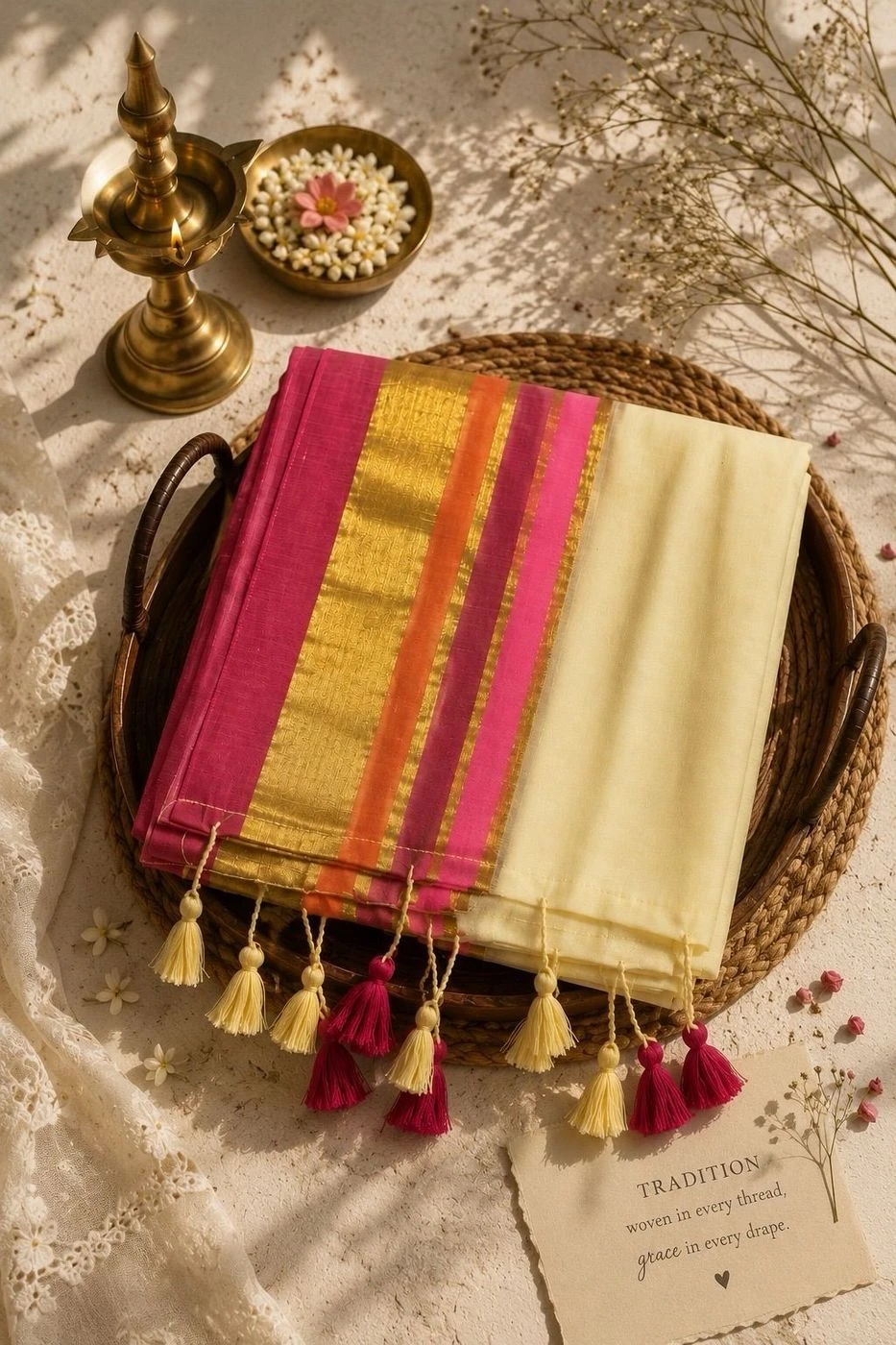 Premium Mulcotton Kerala Saree