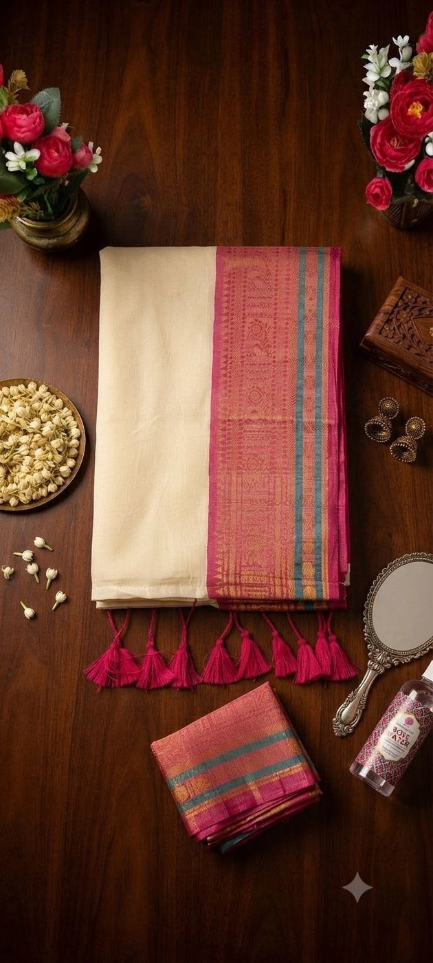 "Draped in dreams, woven in comfort. Experience the feather-light embrace of pure mulcotton." 1