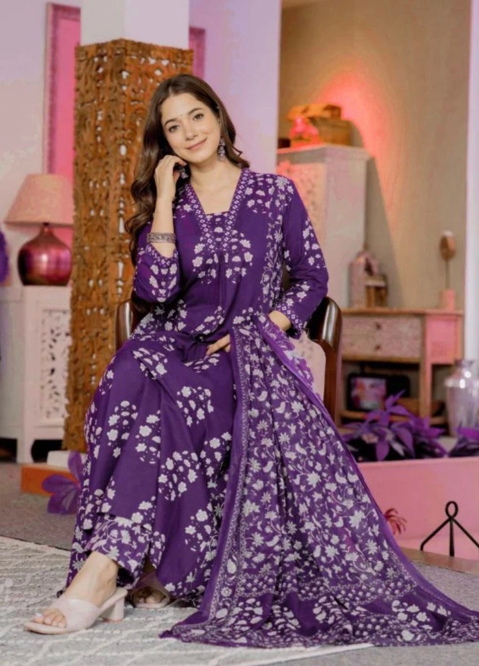 Gekha Women's Kurta Pant Dupatta Set 2