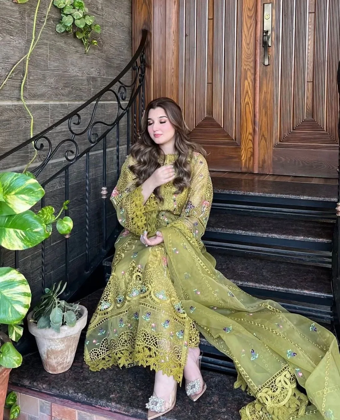 green traditional suit 2