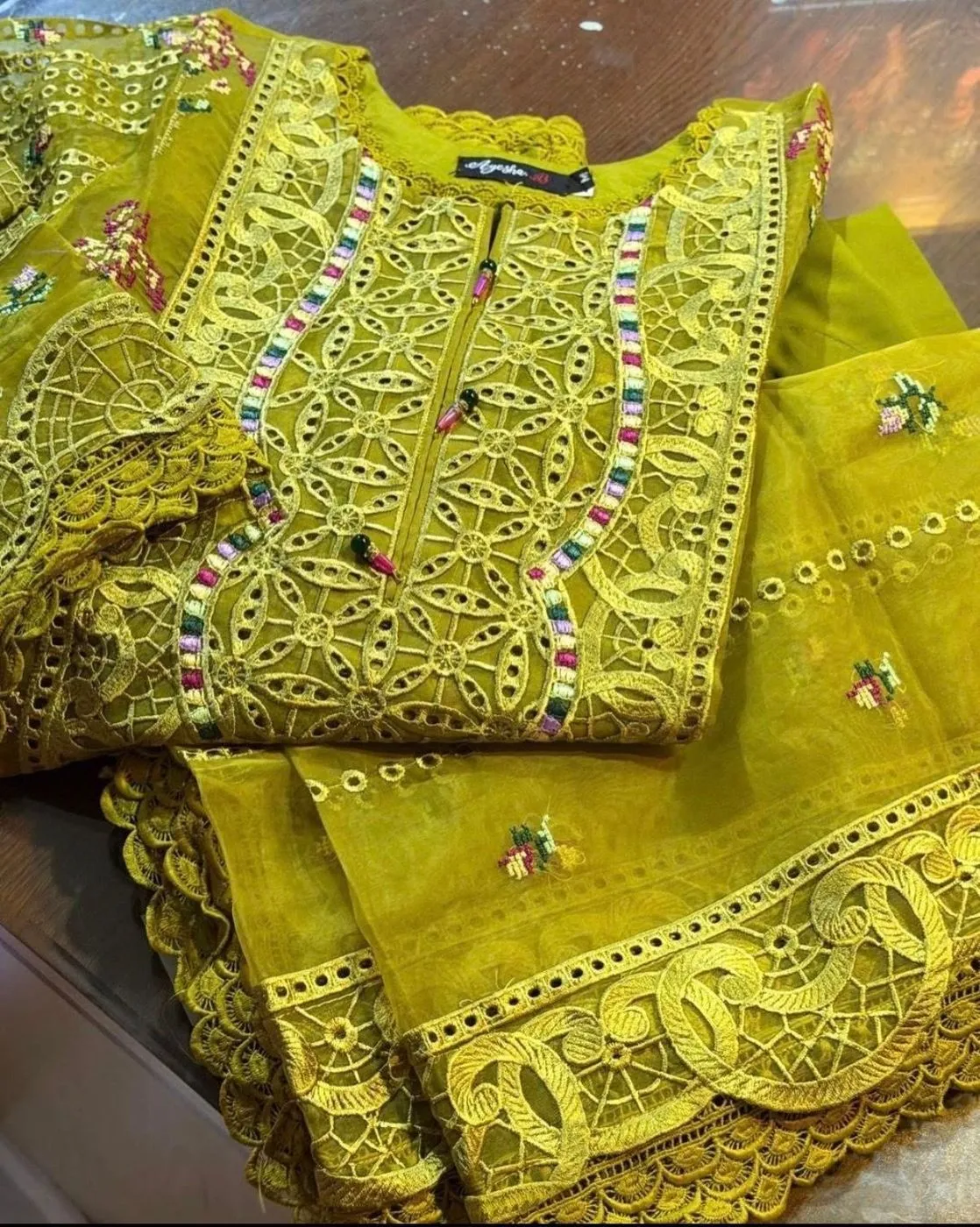 green traditional suit 3