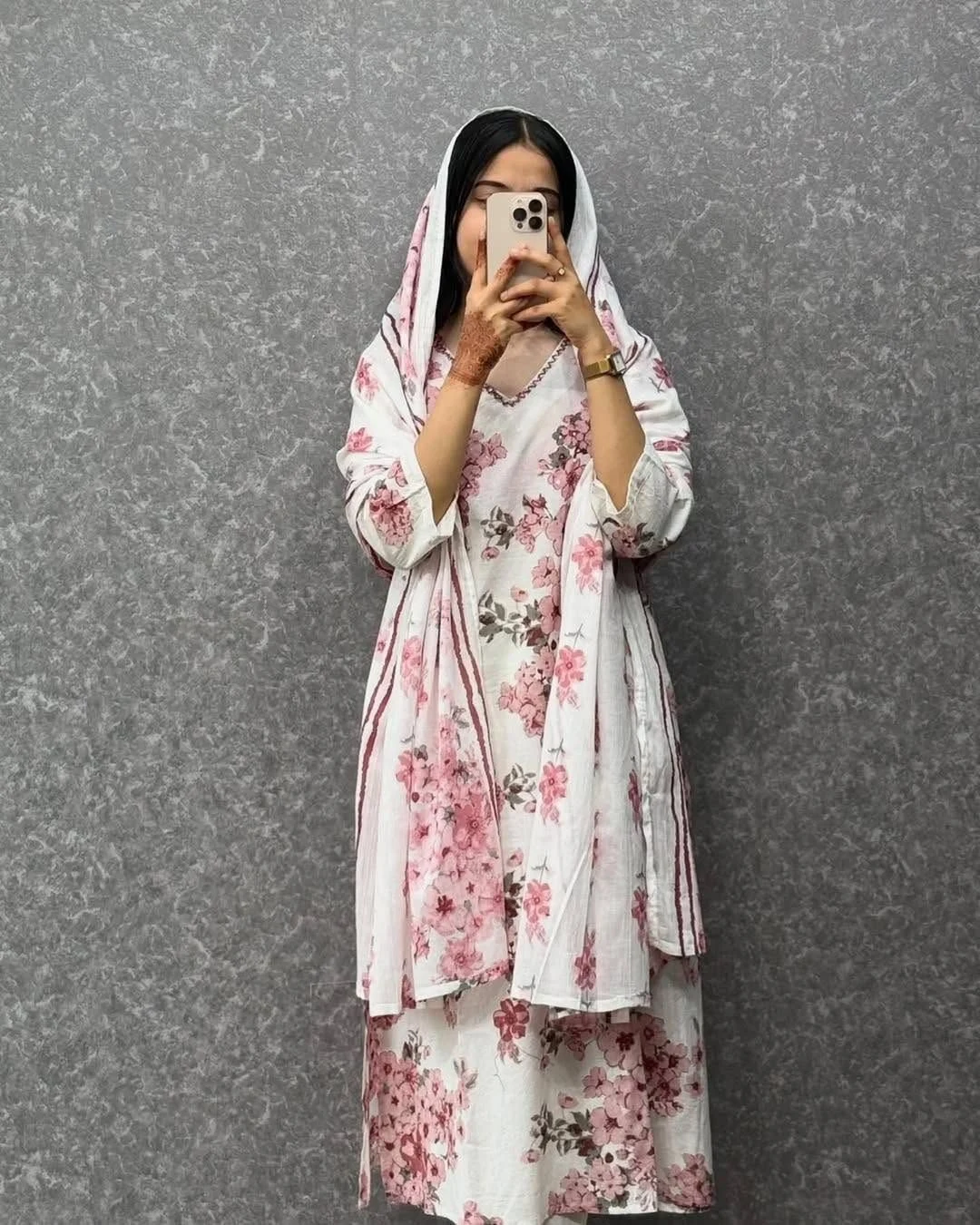 Red white colour suit