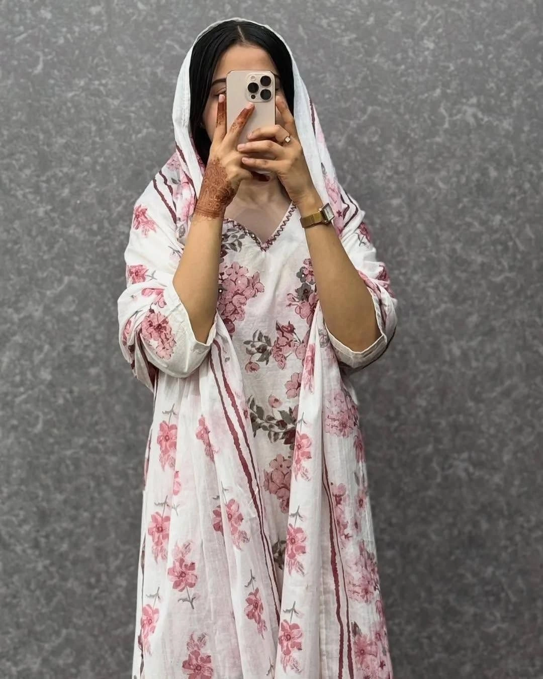 Red white colour suit 2