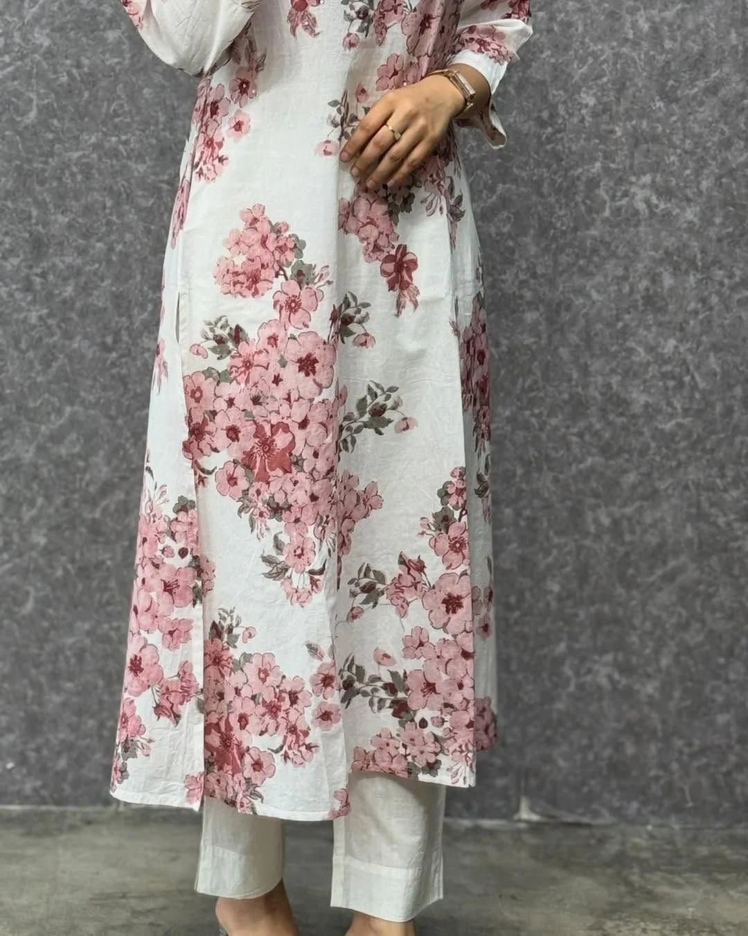 Red white colour suit 4