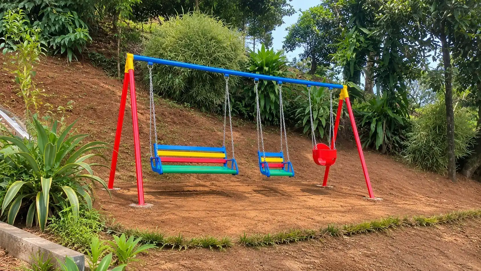 3 seat swing