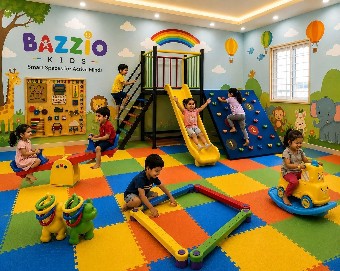 250 Sqft indoor play are with flooring