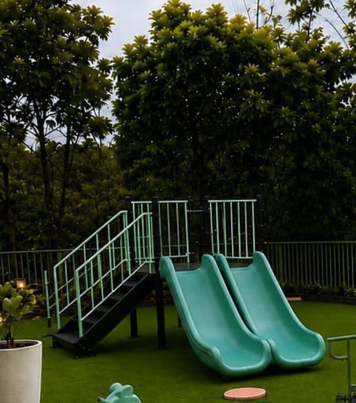 Double Slide 4 ft with Climber