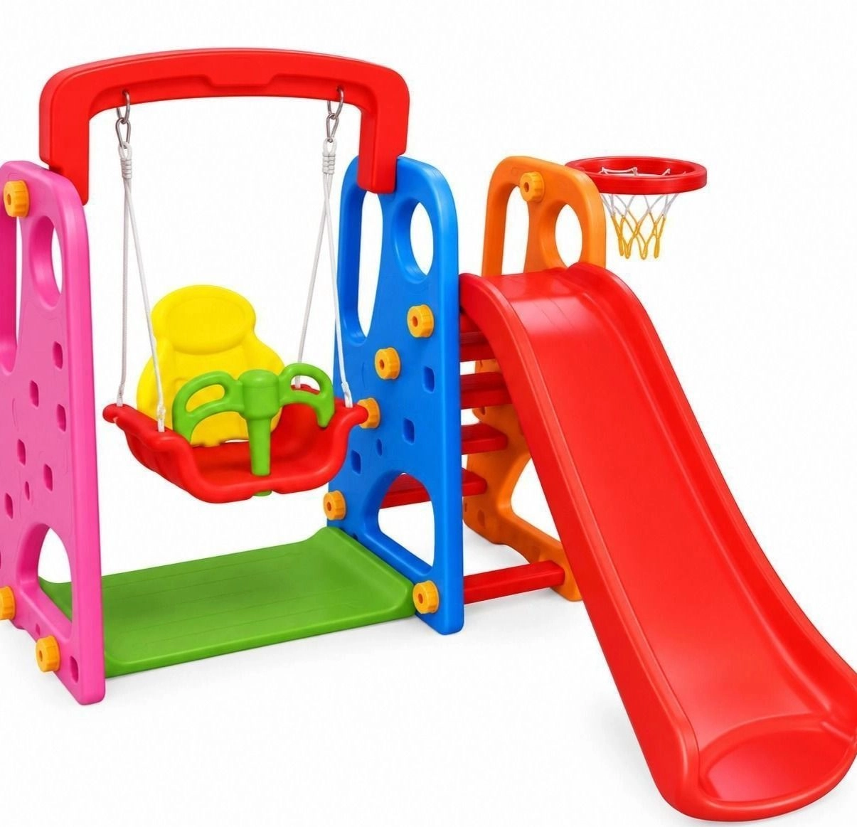 MULTICOLOUR SLIDE WITH SWING 160*170*114
