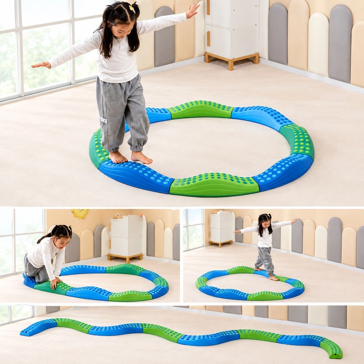 Balance wave (8 bend walk way )