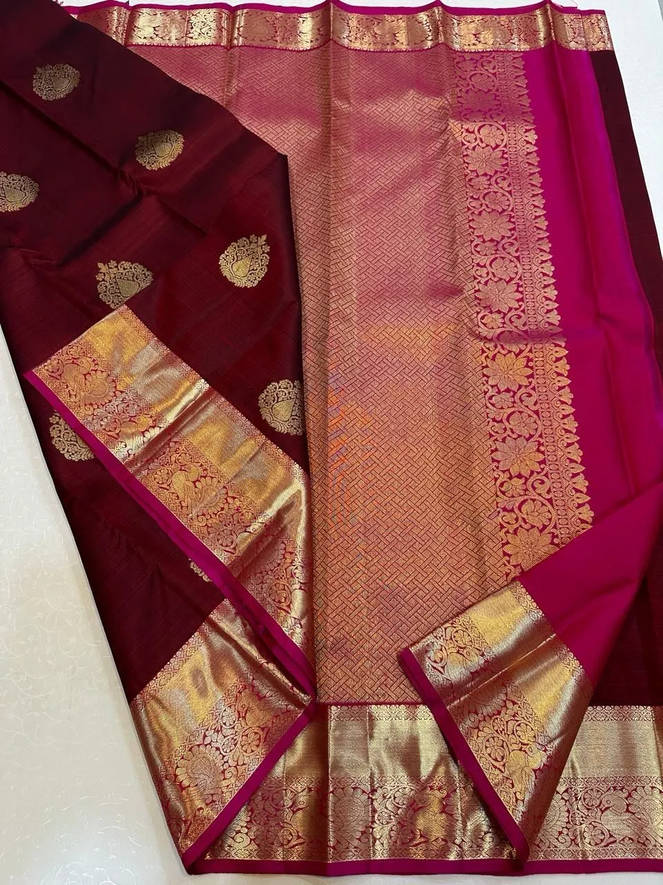 Pure Kanchipuram Handloom silk Sarees 5