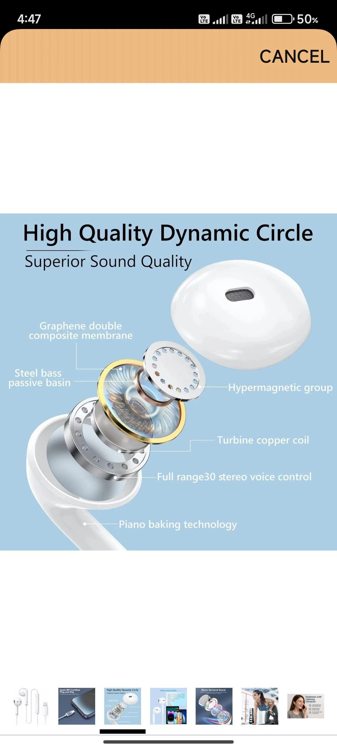 EARPHONE LIGHTING 6