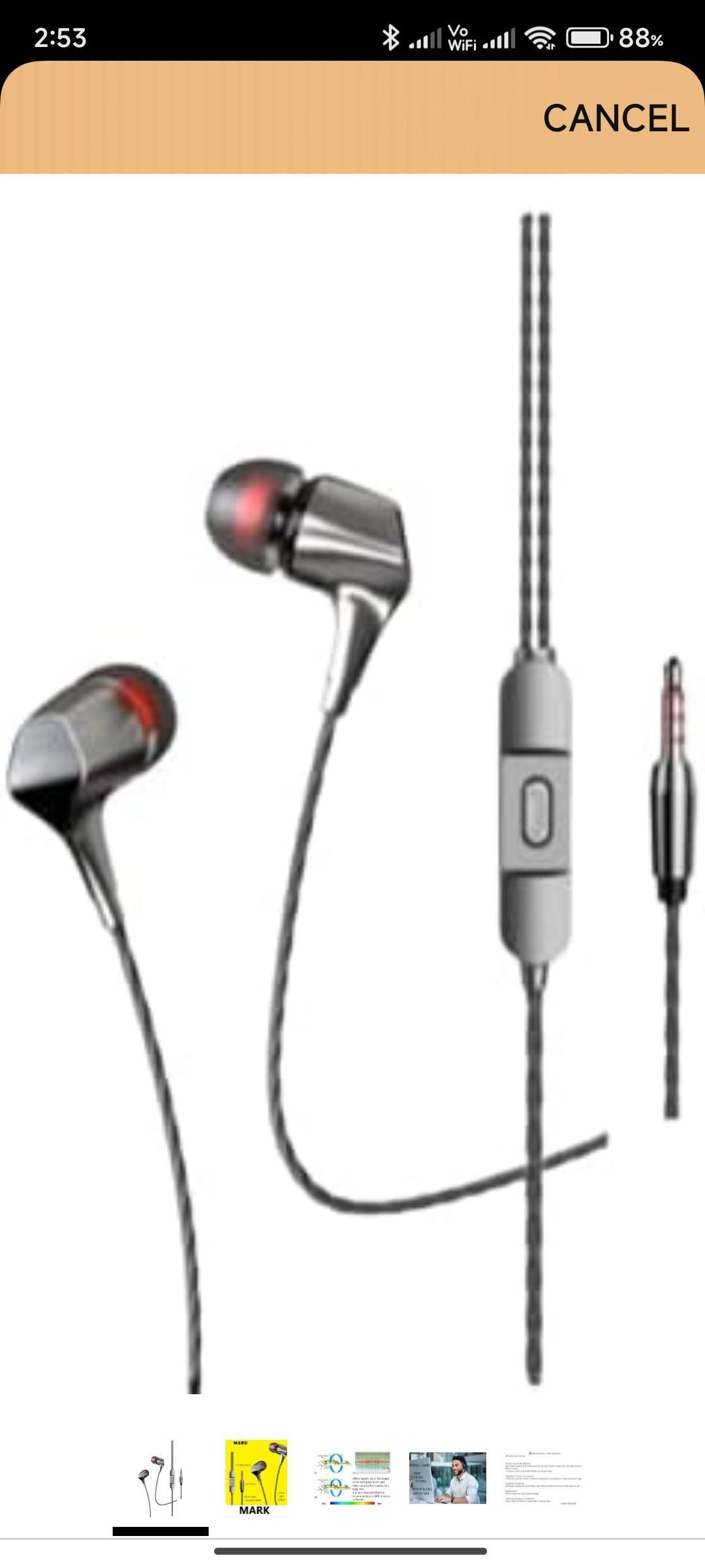 EARPHONE STAR 6