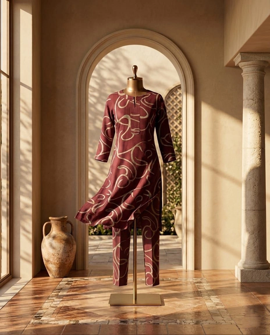 Women vatican kurta pant set