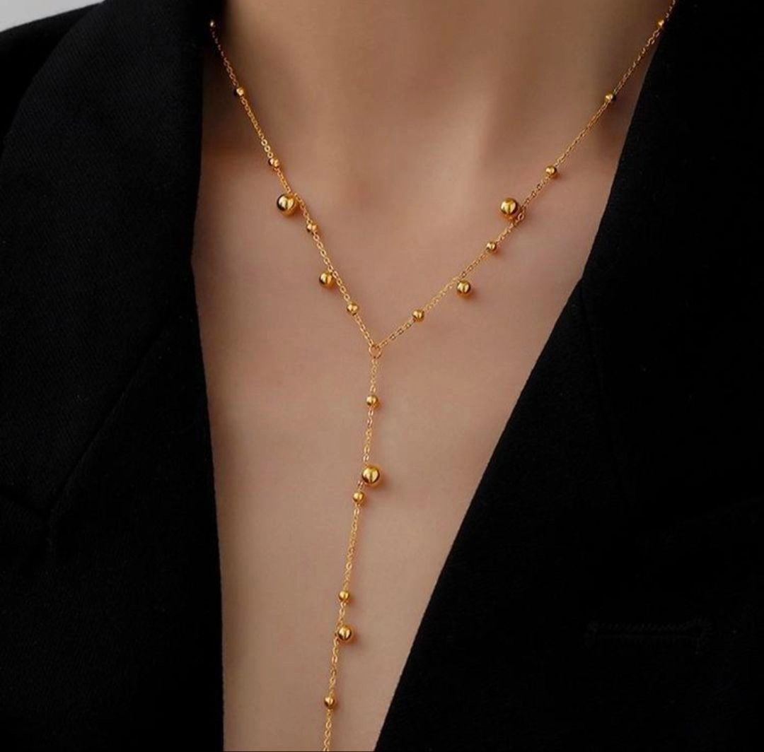 Y Ball charms necklace 2