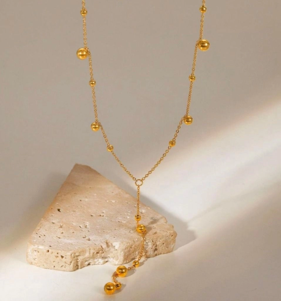 Y Ball charms necklace 1