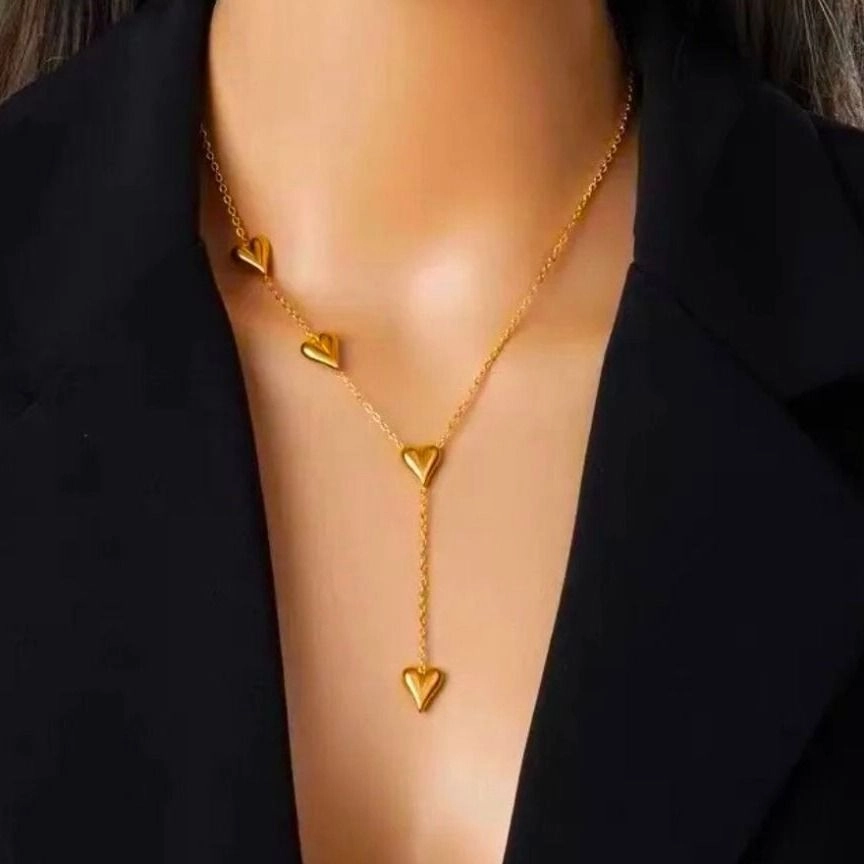 One side heart Necklace 3