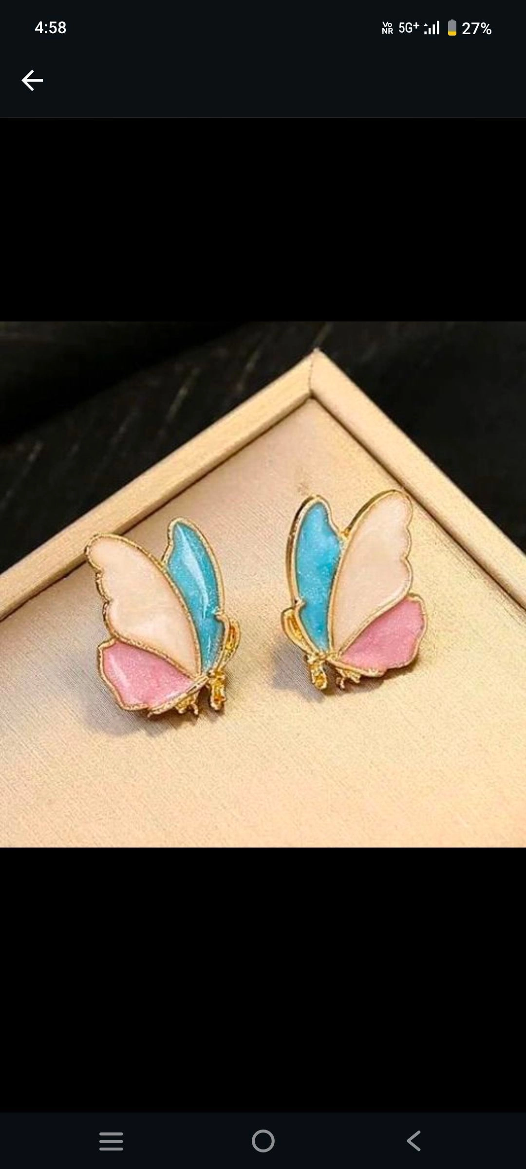 Butterfly earring