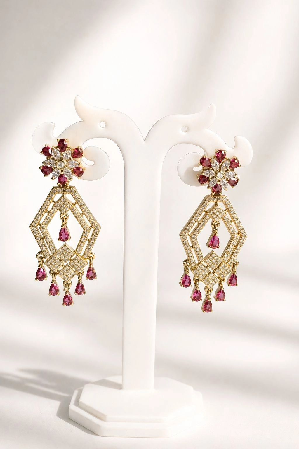 AD floral earring