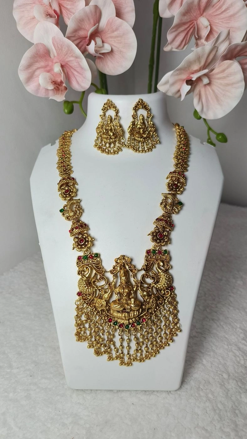 Lakshmi long Haram set