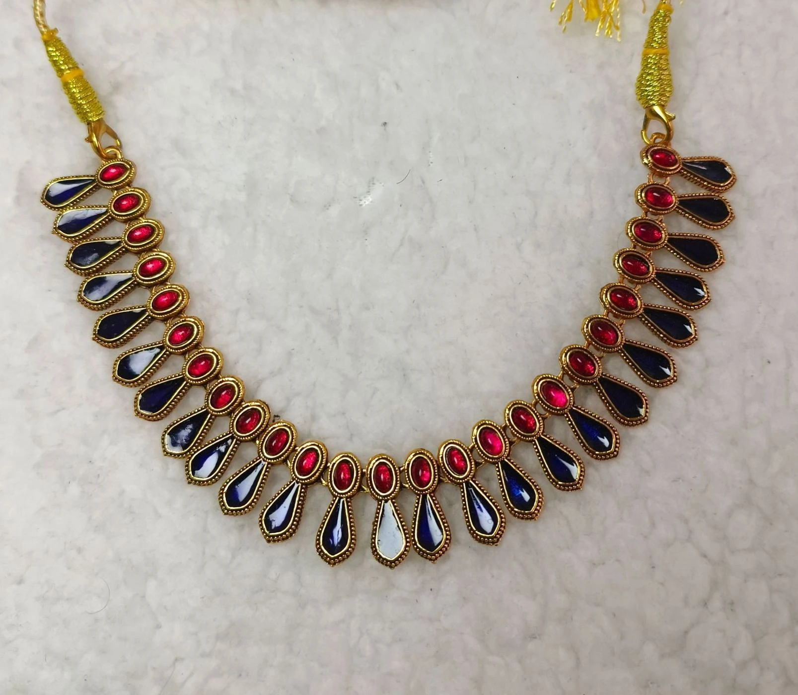 Red&Blue Combo Necklace set 3