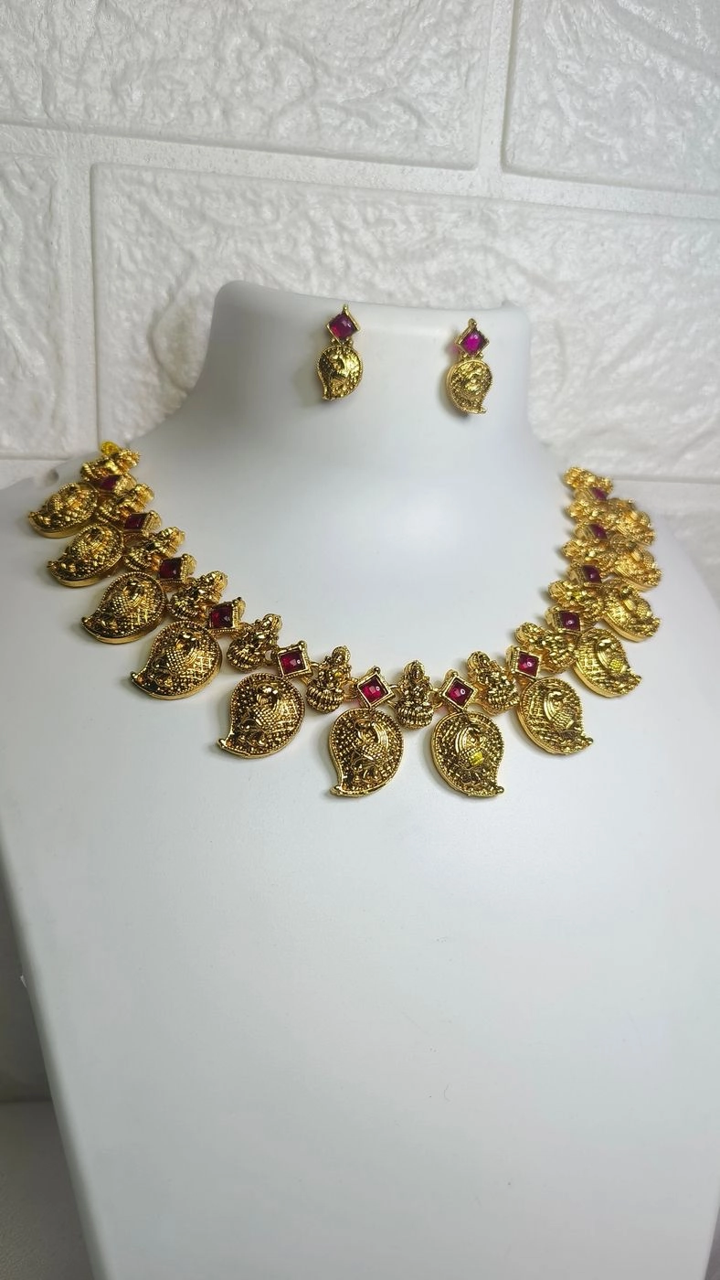 Traditional Mango necklace set