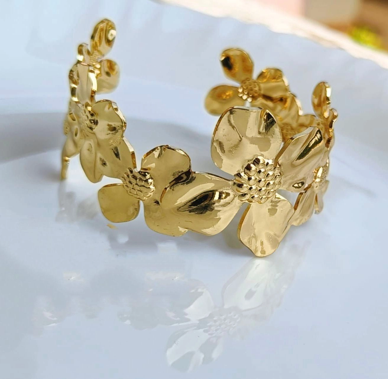Cute floral cuff