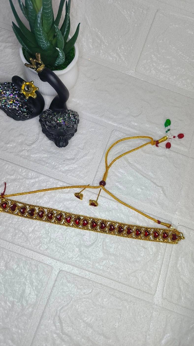Brown Choker set