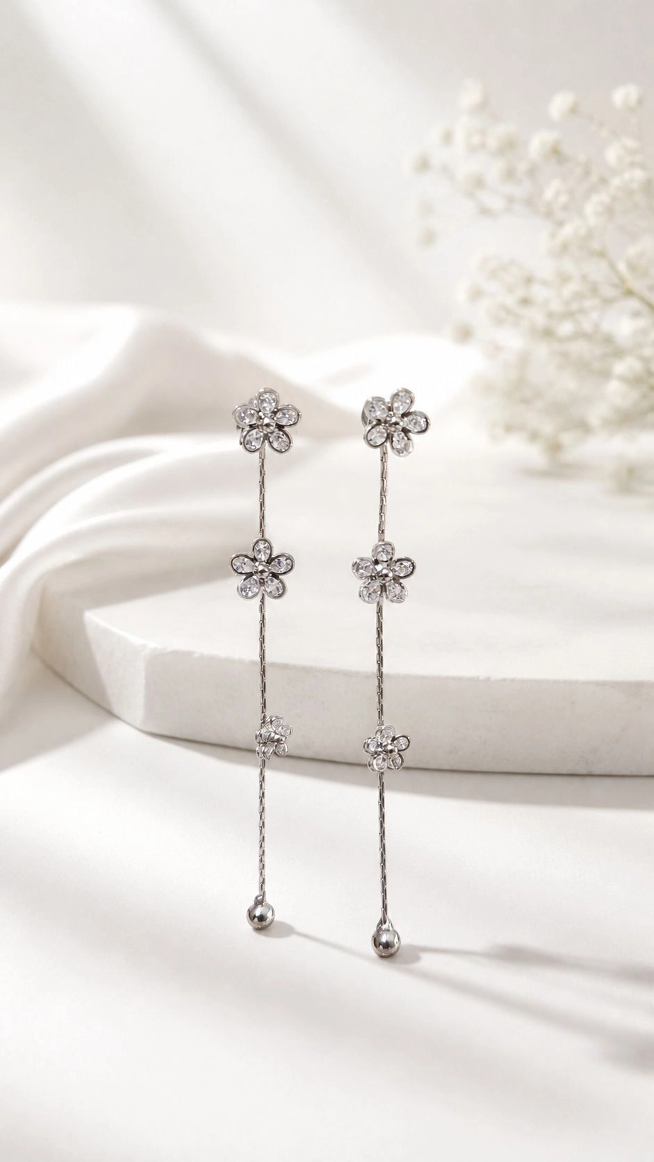 Floral earring