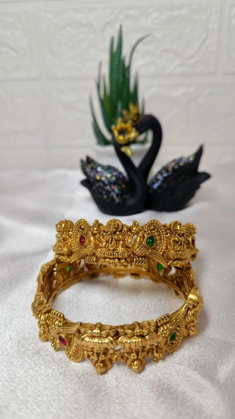 Peacock Bangle set of 2