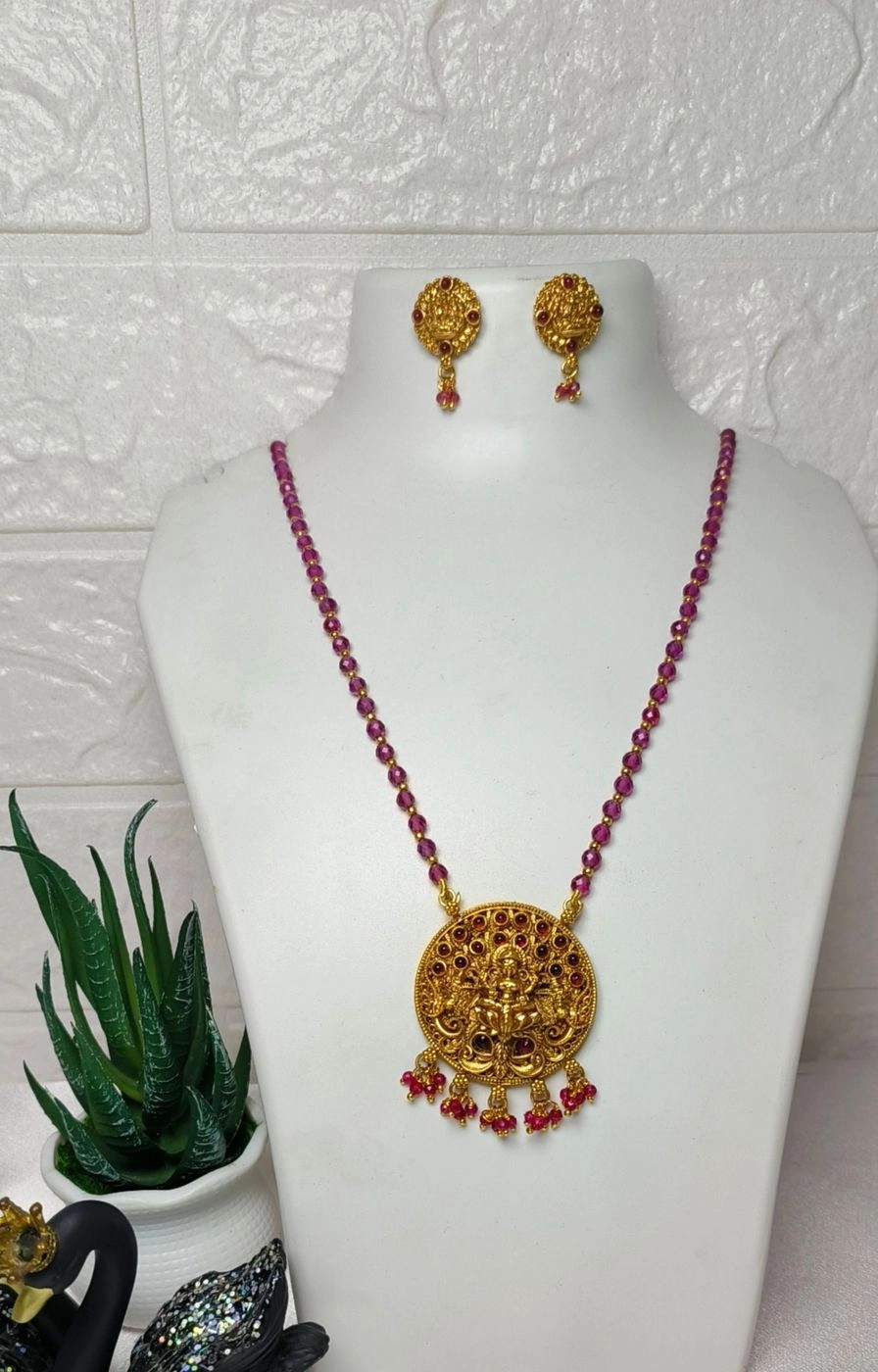 Lakshmi pendant chain set 1