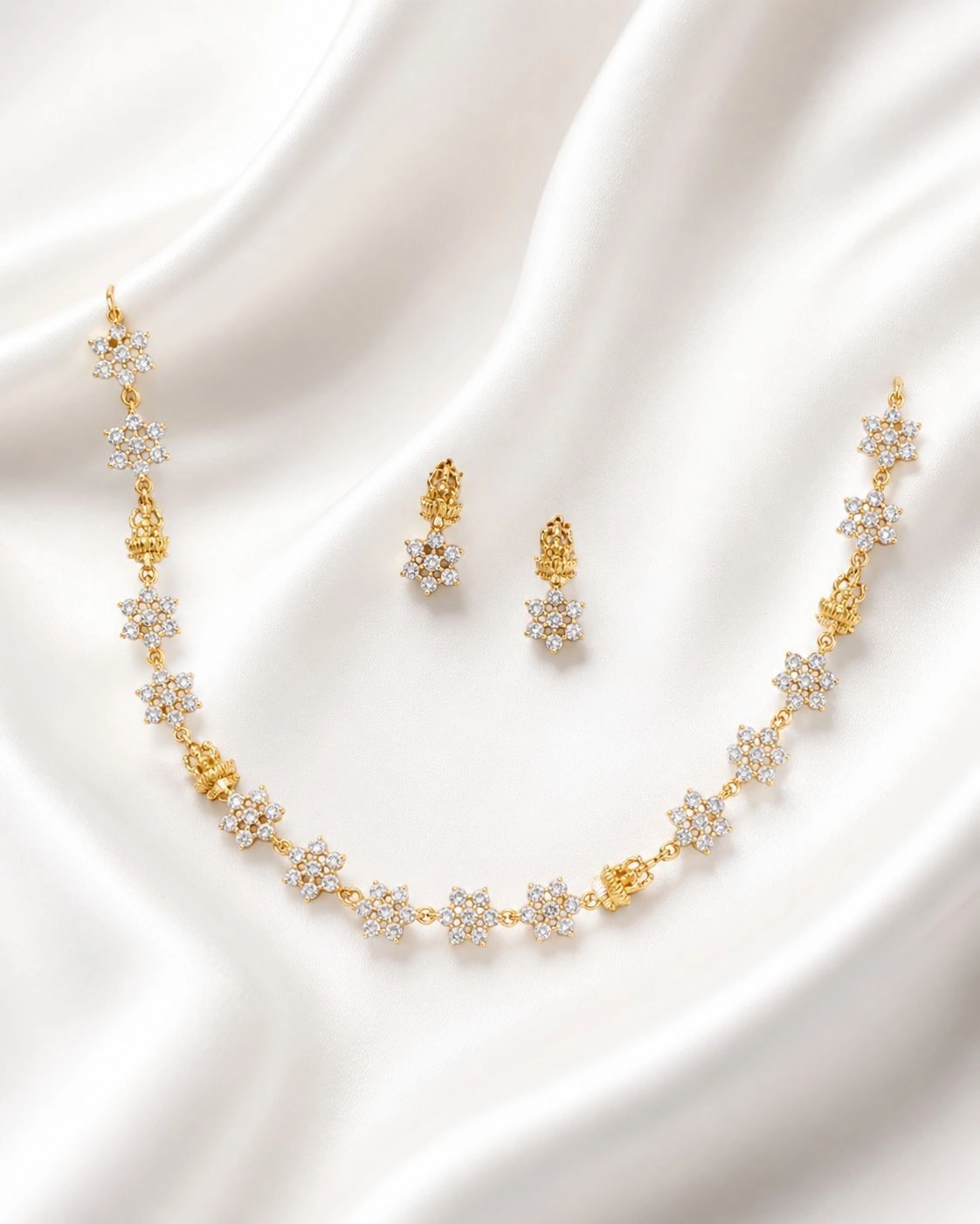 AD cute traditional lakshmi necklace set 1