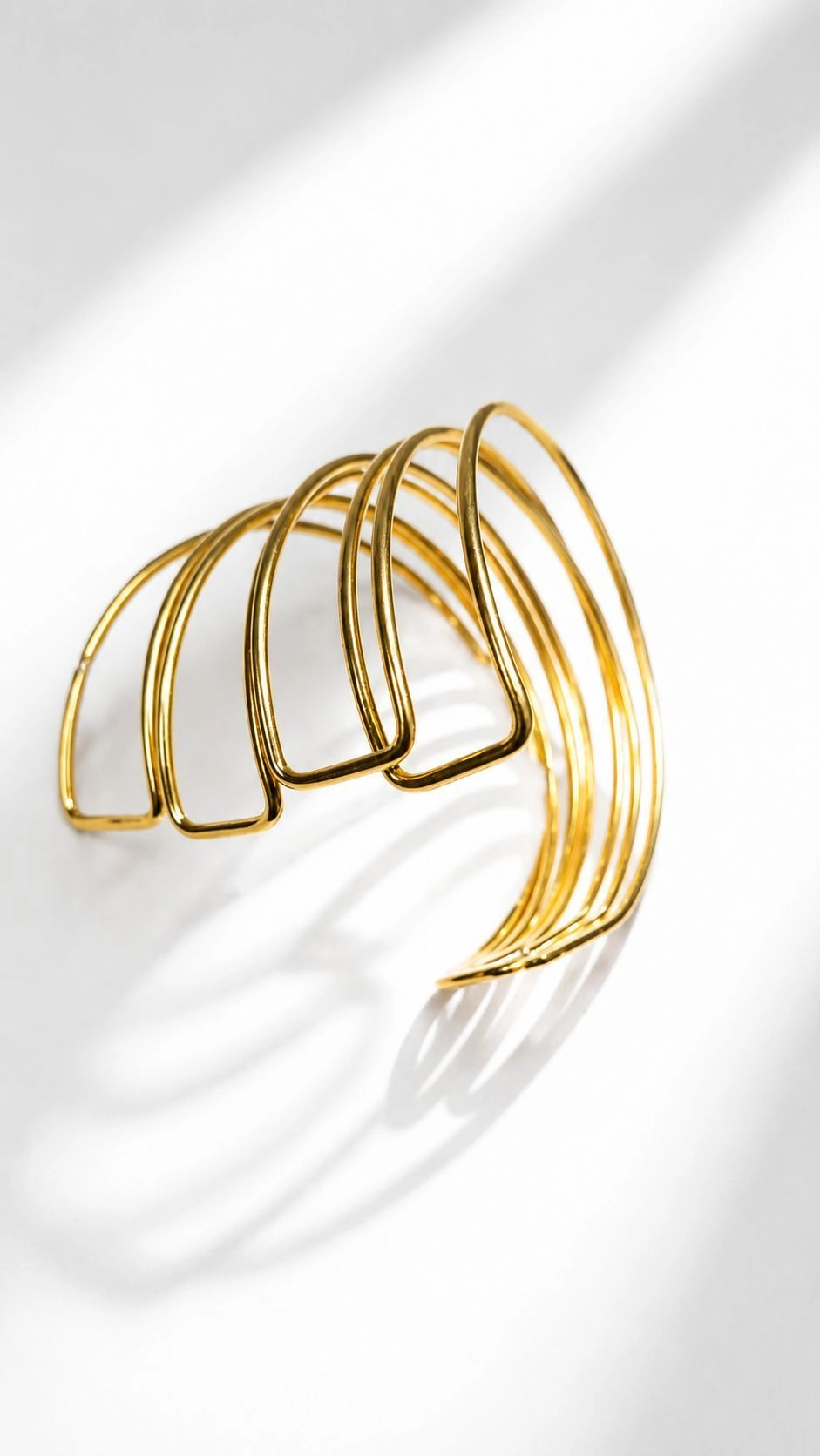 Fishtail Brass Bracelet